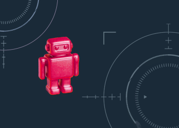 AI robot representing answer engine optimization and AI in SEO