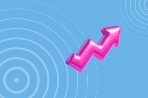 Icon of an upwards arrow to represent 2026 marketing trends